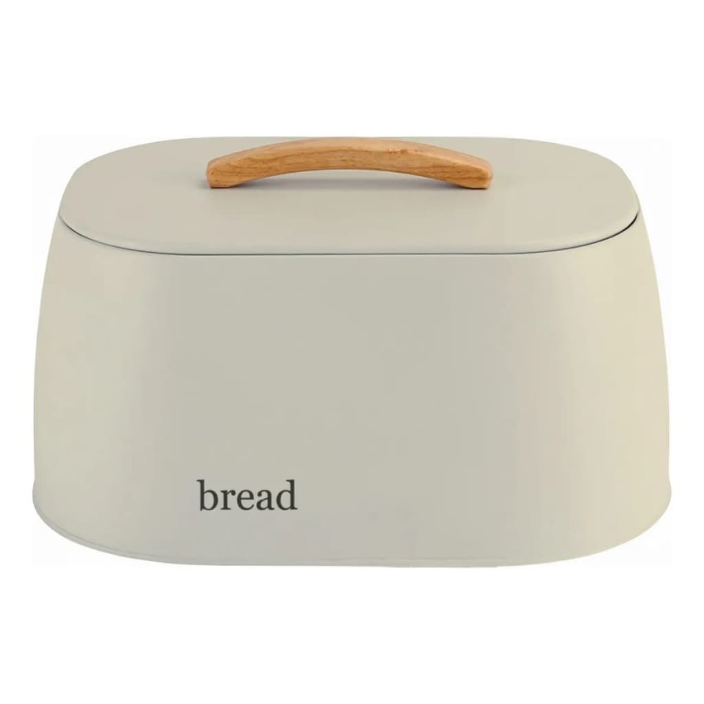 Porta Pão Grande Lata Pães Metalla Bread Com Tampa Sense Ou