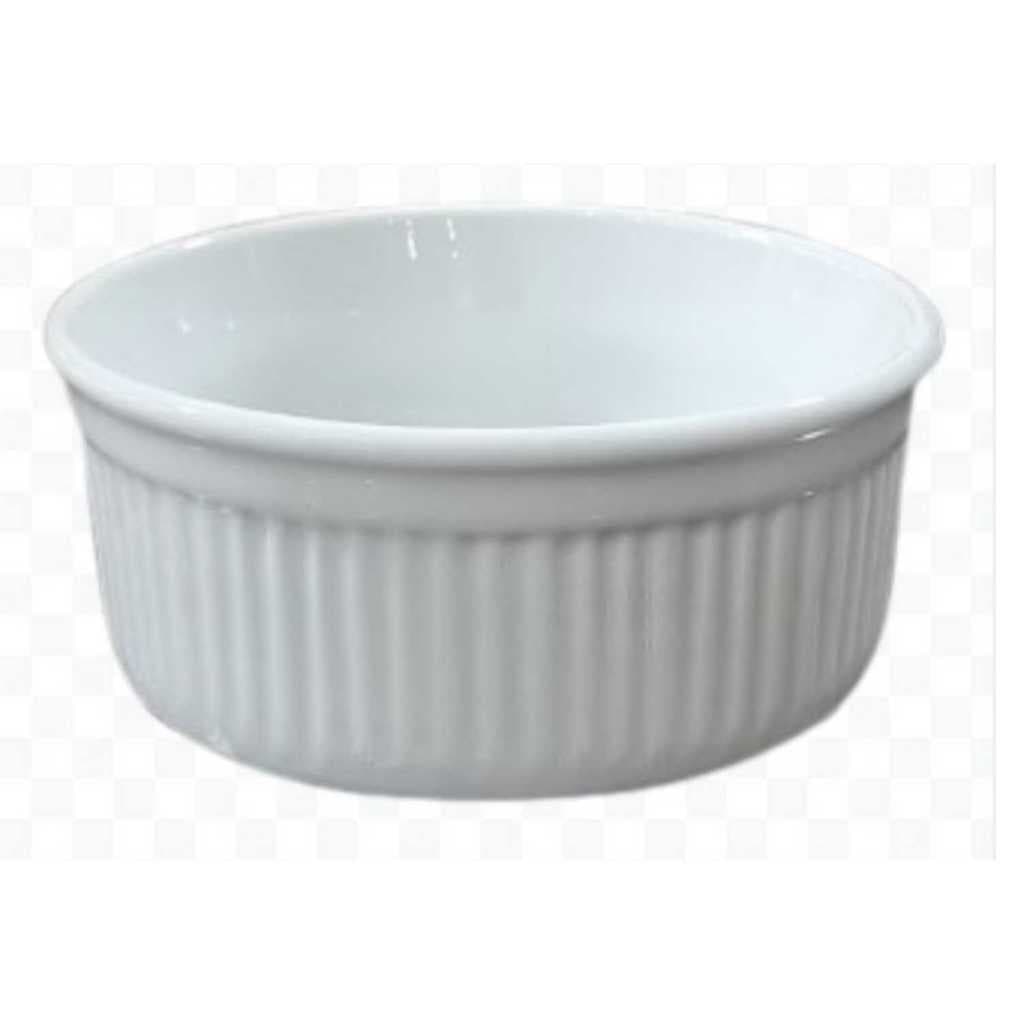 Ramequim Gigante Tigela/Travessa/Cumbuca - Porcelana - (AxL) 7CM x 16CM,VAI AO FORNO E MICRO ONDAS