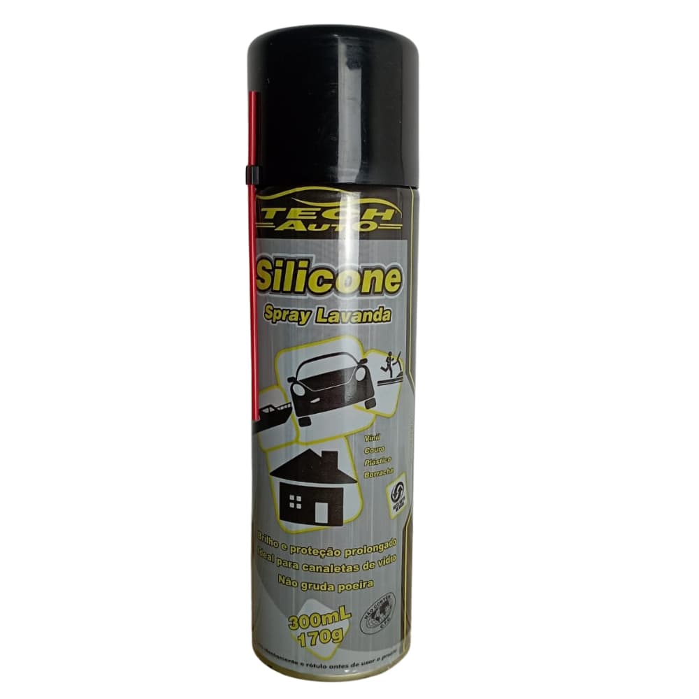 Silicone Spray Lavanda - Tech Auto - 300ml/170g