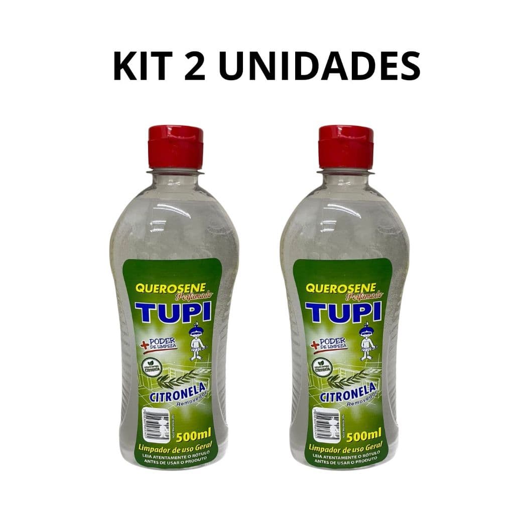 KIT 2 QUEROSENE LIMPEZA PESADA TUPI 500ML - CITRONELA