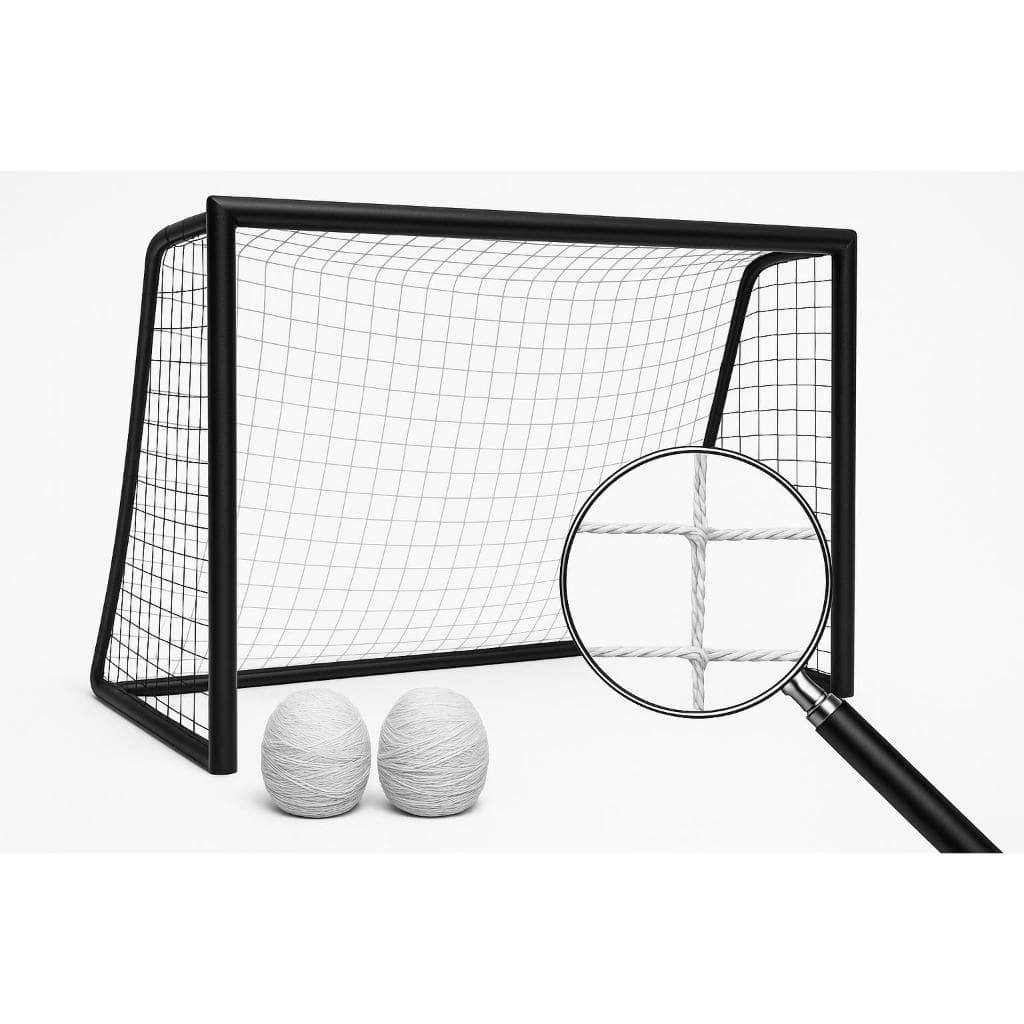 Par Rede Gol Futsal Fio 4mm Nylon Proteção UV • Rede de Futebol de Salão