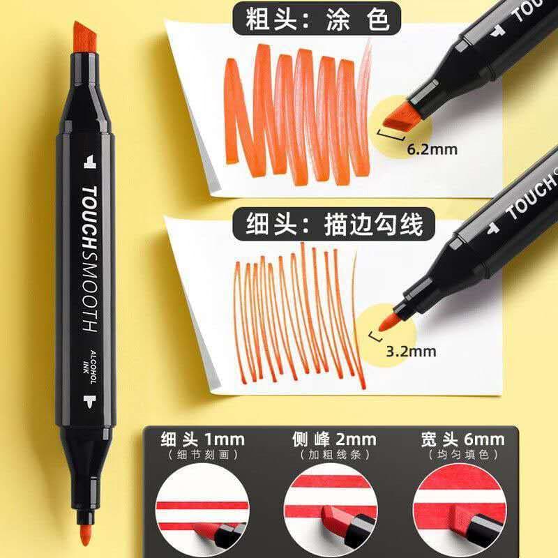 36/48/60/80100/120 peças conjunto de canetas hidrográficas duplas especializadas para pintura