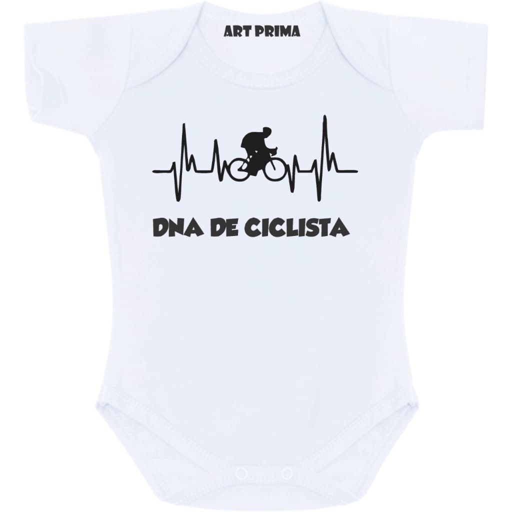 Roupinha Body de bebê Bike DNA de Ciclista  Body Ciclismo Baby Ciclista Bike Bebê Barato
