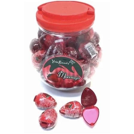 Brilho Labial Cremoso Morango Yvis Beauty (UNIDADE)