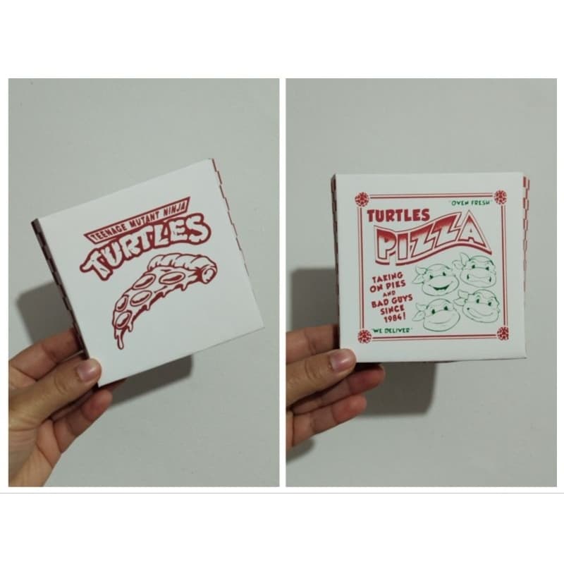 Caixa de Pizza para lembrancinha ou Decoração Tartaruga Ninja Teenage Mutant Ninja Turtles