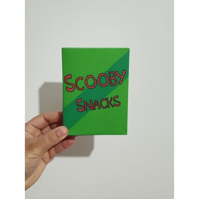 Caixa Personalizada Scooby Snacks Para Lembrancinha ou Decoração Scooby Doo