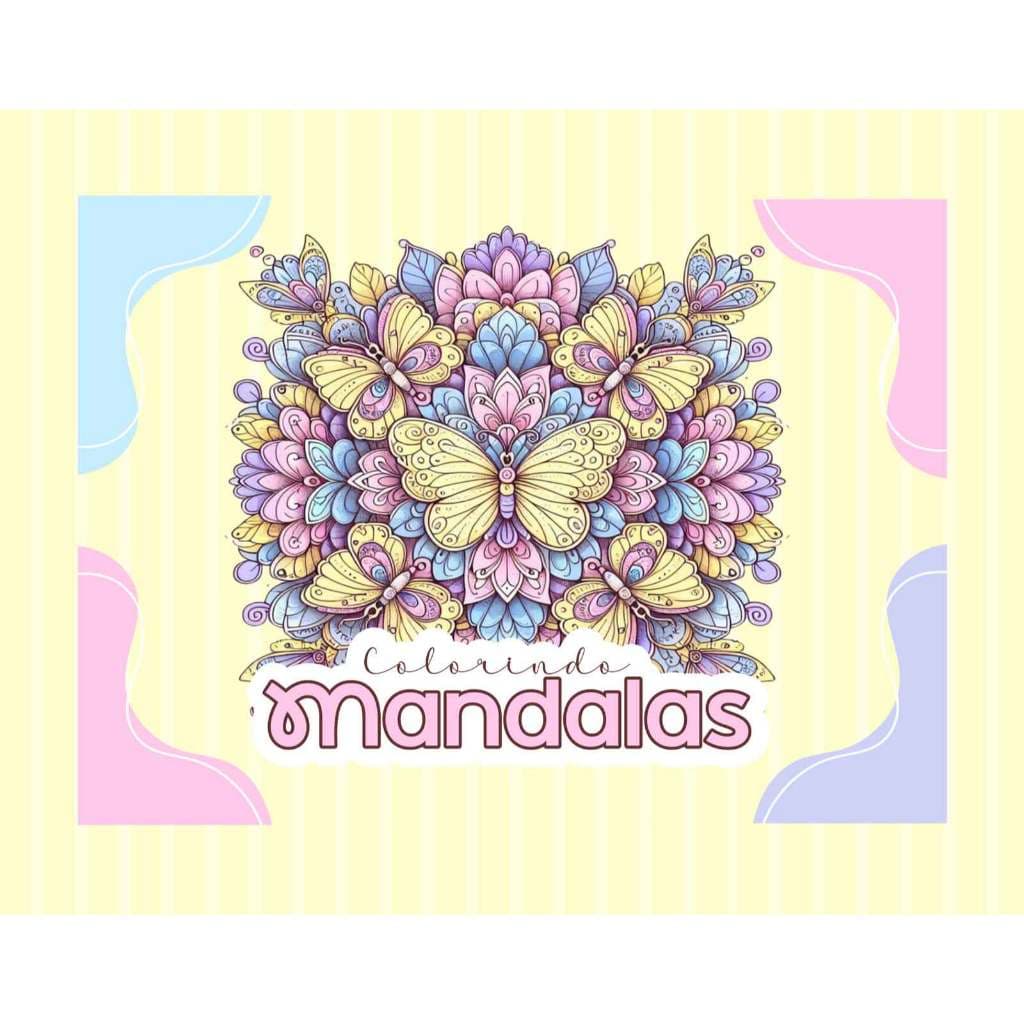 Livro colorindo mandalas relaxantes capa dura laminada