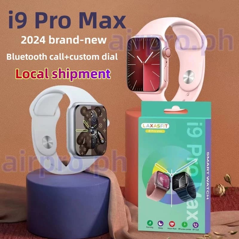 i9 Pro Max SmartWatch Call Discagem Personalizada Relógio ip67 À Prova D'água Para Mulheres Homens