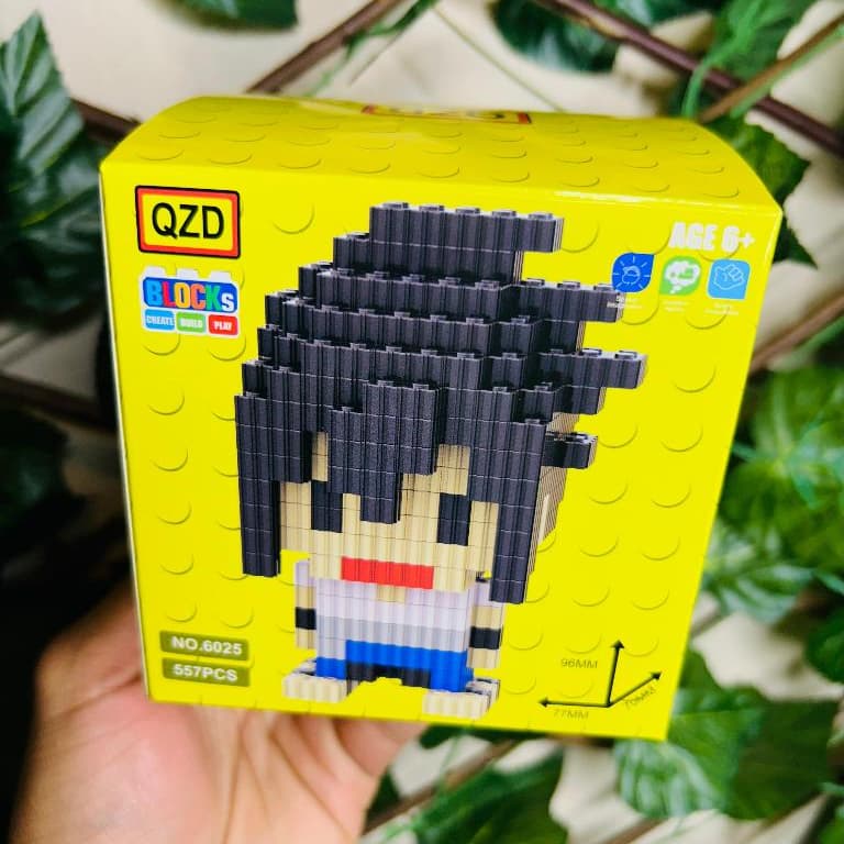 Mini Blocos de Montar Sasuke Naruto 557 Peças Blocos De Montar Brinquedos Diversão Desenho Bricks.