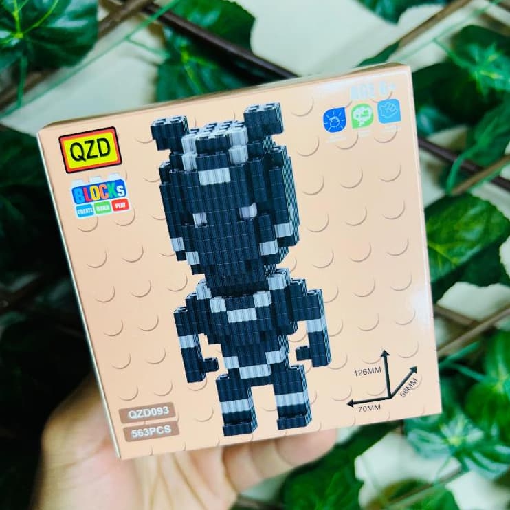 Mini Blocos de Montar Pantera Negra 563 Peças Blocos De Montar Marvel Brinquedos Diversão Desenho