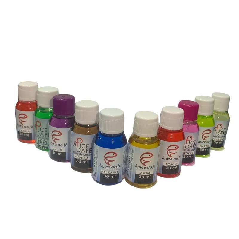 Óleo proprileno- kit 7 unções 30 ml- óleo de unção
