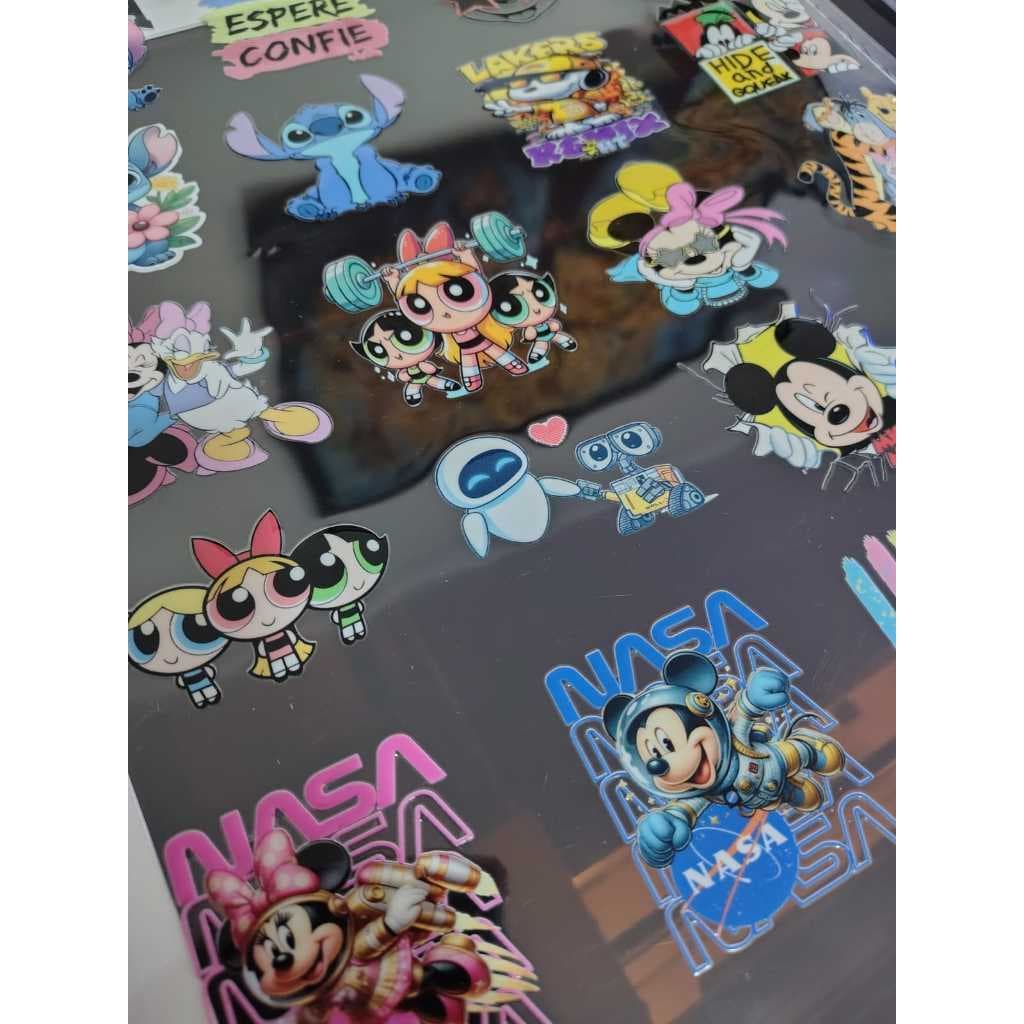 Adesivos UV DTF Personalizados Alta Qualidade Envio Rapido