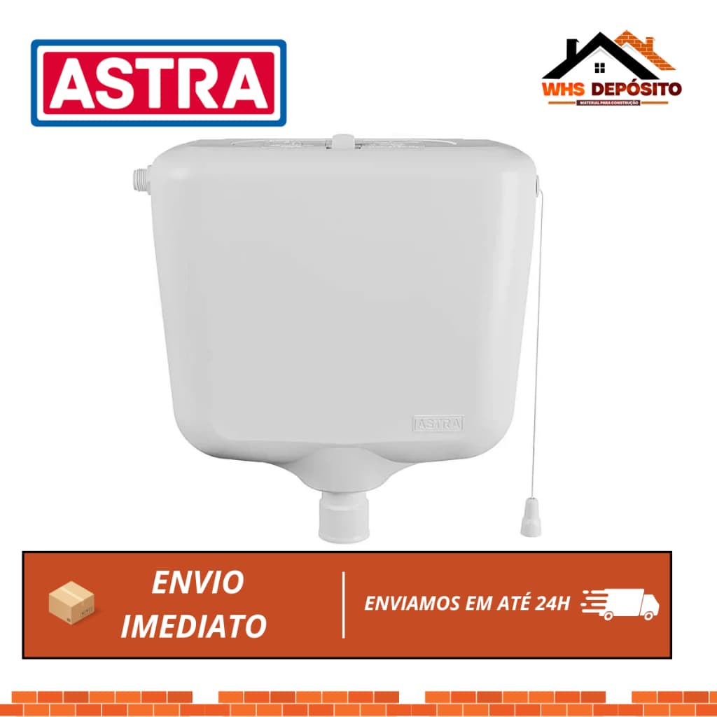 Caixa de Descarga Elevada com Volume Regulável de 6 a 9L Astra