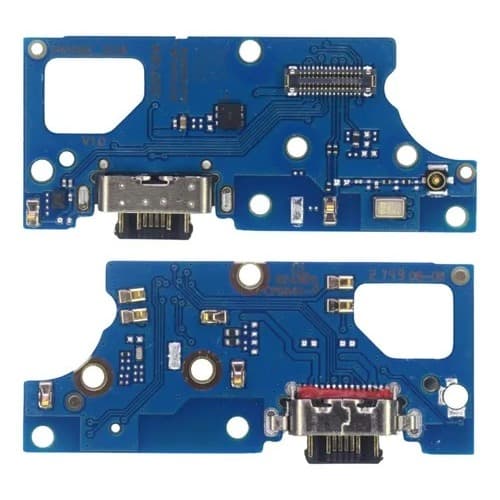 Placa Flex Carga Conector Microfone Compatível Moto G22