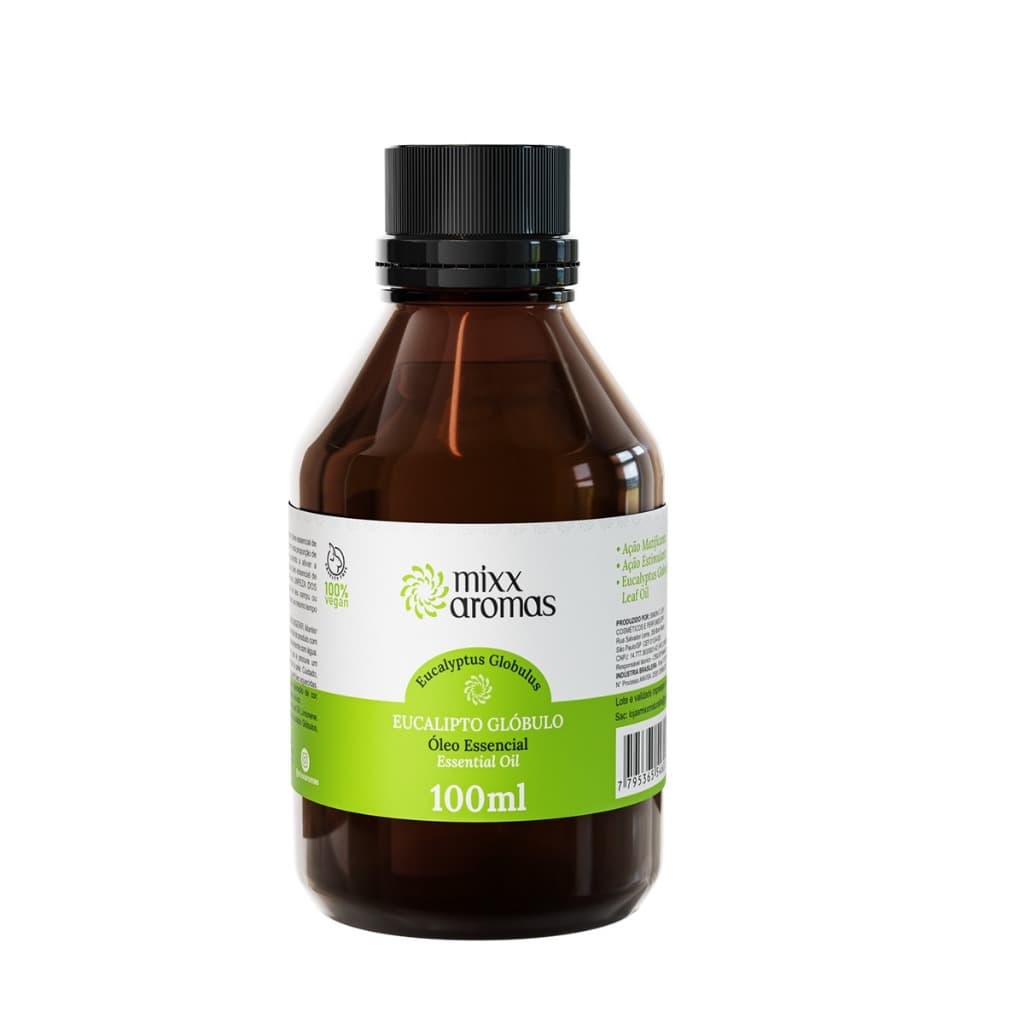 OLEO ESSENCIAL EUCALIPTO 100ML NATURAL VEGANO 100% PURO