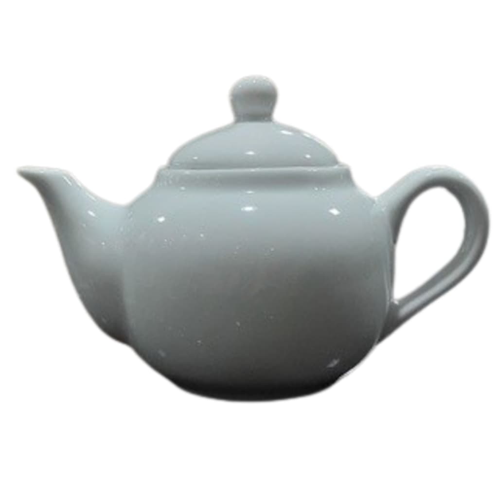 Bule Chaleira 450ml - Café Chá Leite - Porcelana Branca VAI AO FORNO E MICRO ONDAS