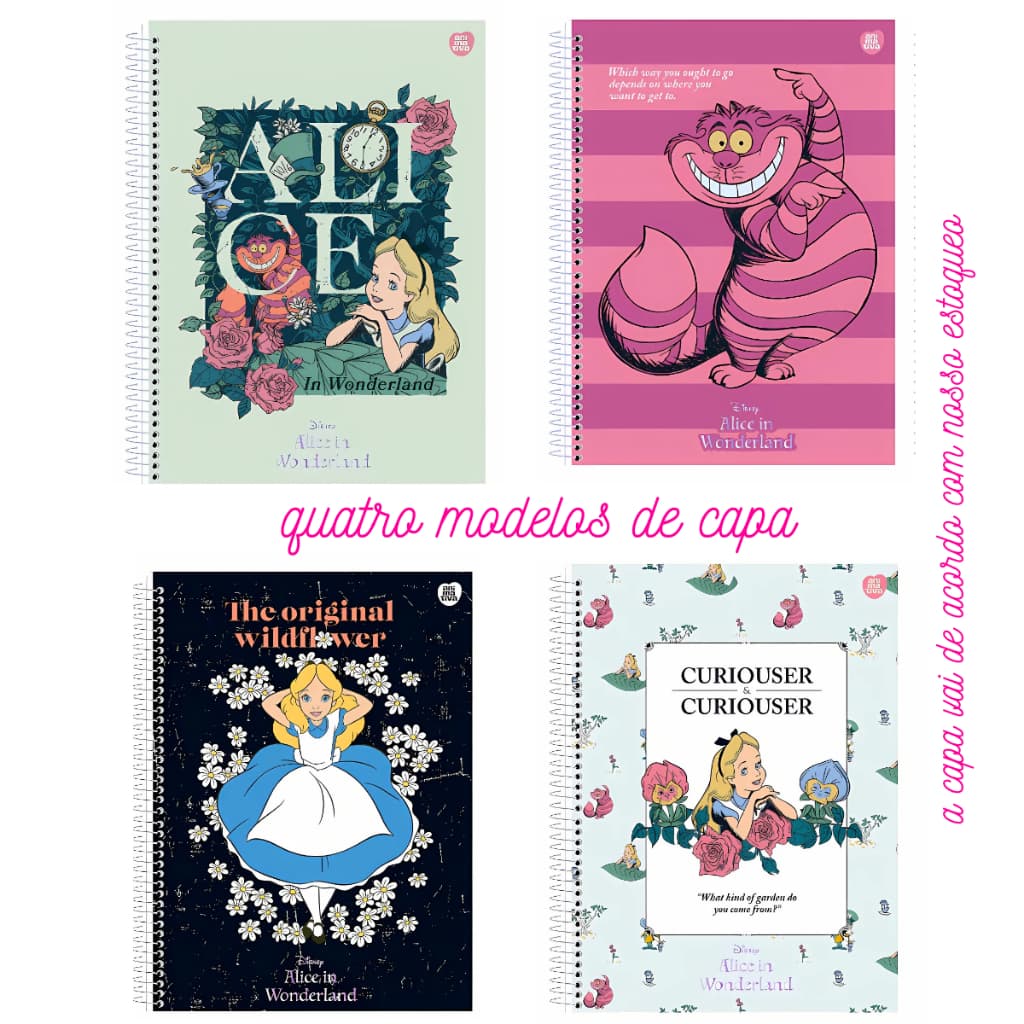 Caderno1 Materia Alice No País das Maravilhas Animativa