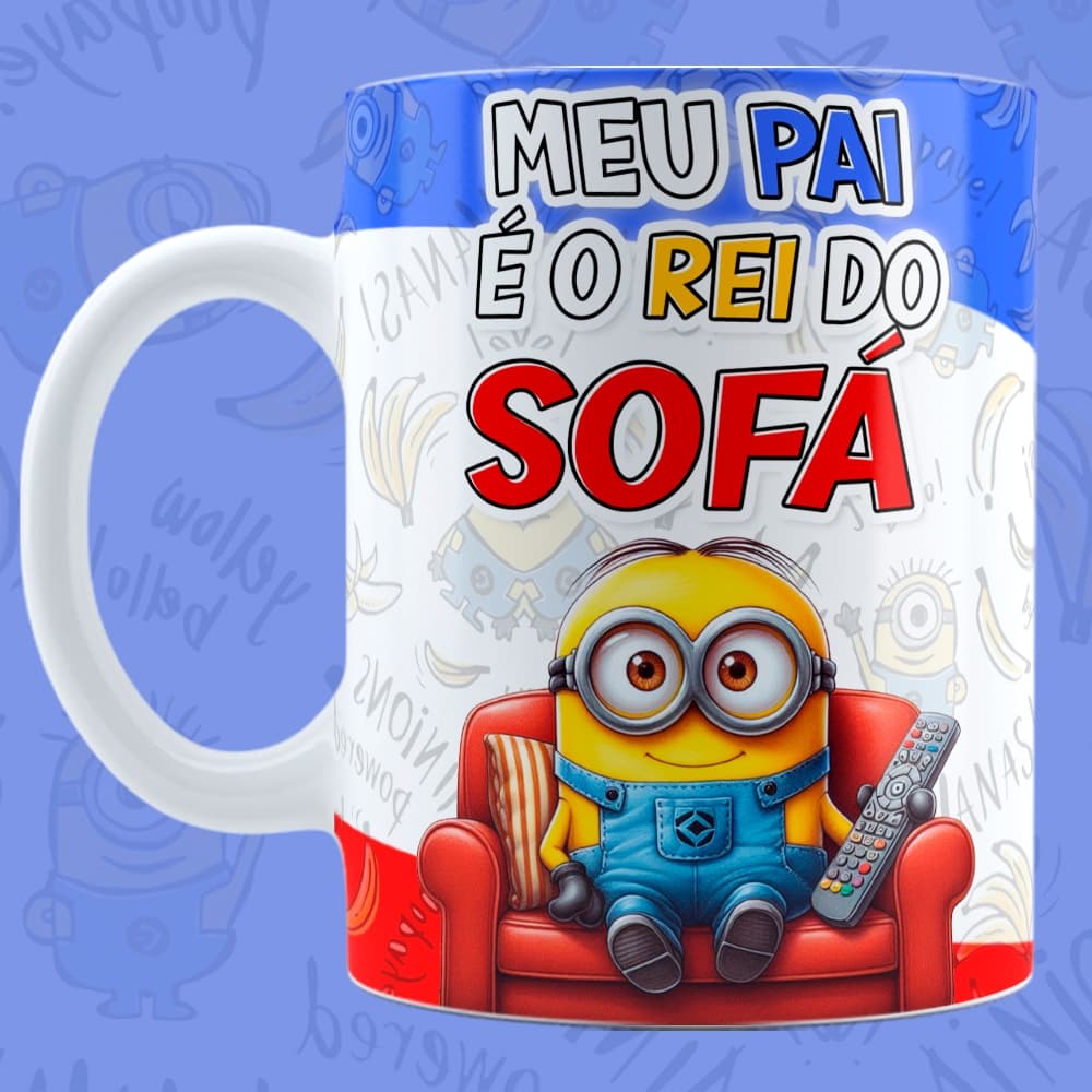 Caneca cerâmica pai rei do sofa