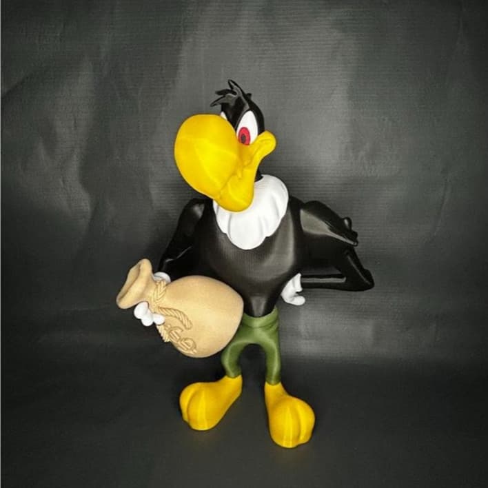 Zeca Urubu Boneco Action Figure Colecionável - Desenho Pica Pau