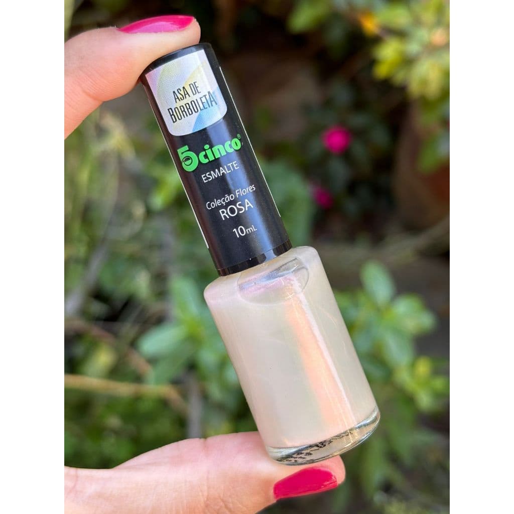 ESMALTE 5cinco ASA DE BORBOLETA ROSA 10ML