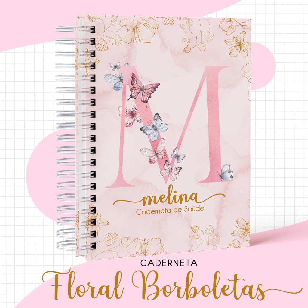 Caderneta de Vacina Capa Dura Personalizada SUS Atualizada – Menina e Meninos Coleção Mimos