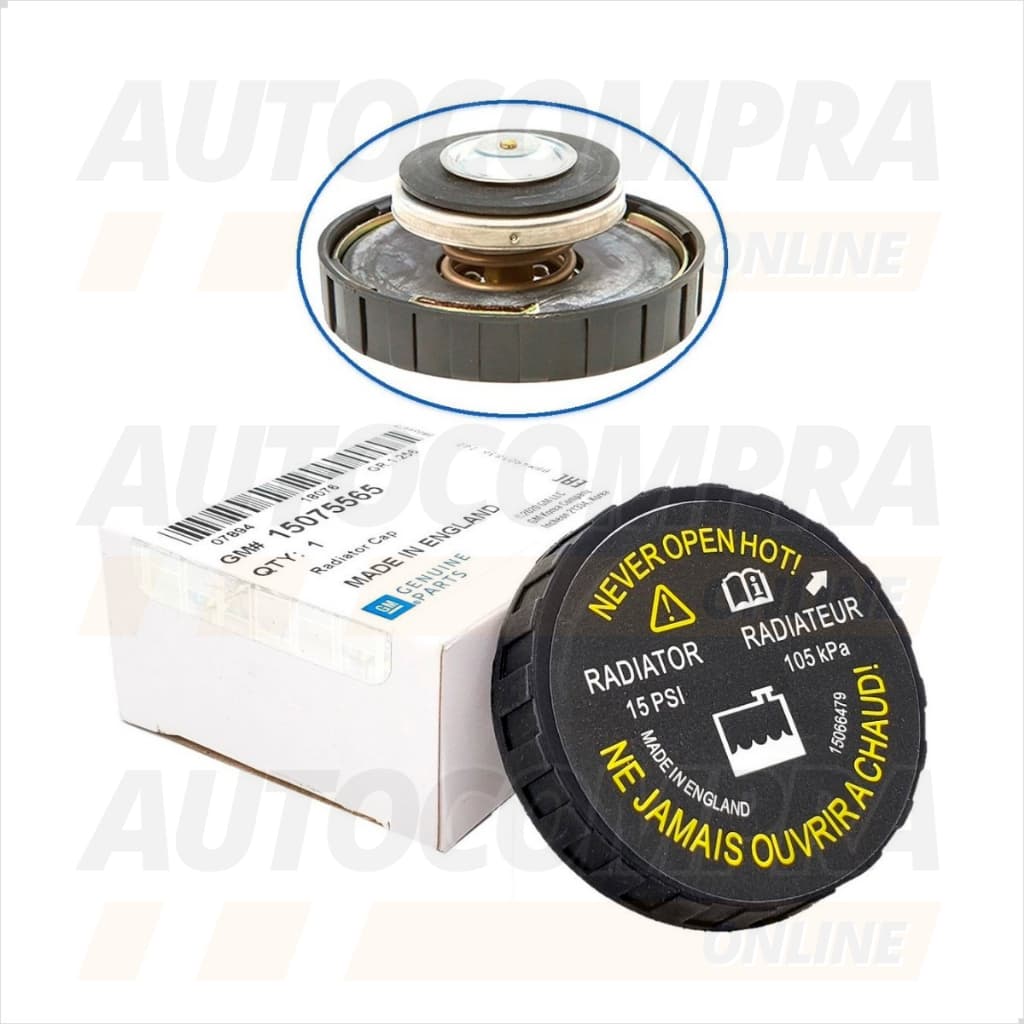 Tampa Do Radiador Original Gm Chevrolet S10 Blazer 1996 A 2011 15075565