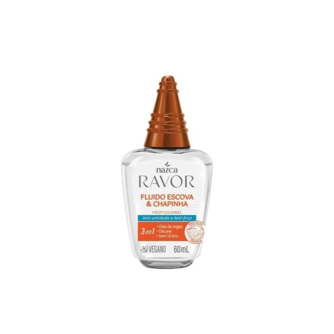 Fluído escova & Chapinha Ravor protetor térmico 3 em 1 60ml