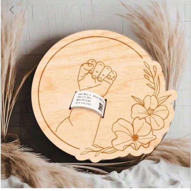 Placa Personalizada Recordação de Nascimento Bebê