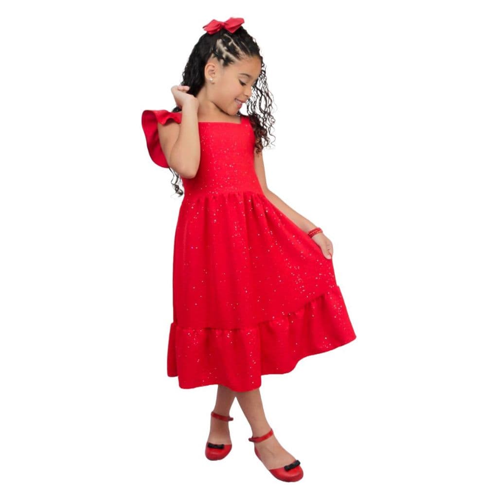 Vestido Rafaela princesa infantil e juvenil