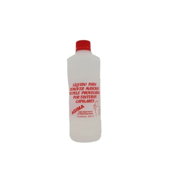 Líquido para remover mancha de coloração da pele 500ml Agima