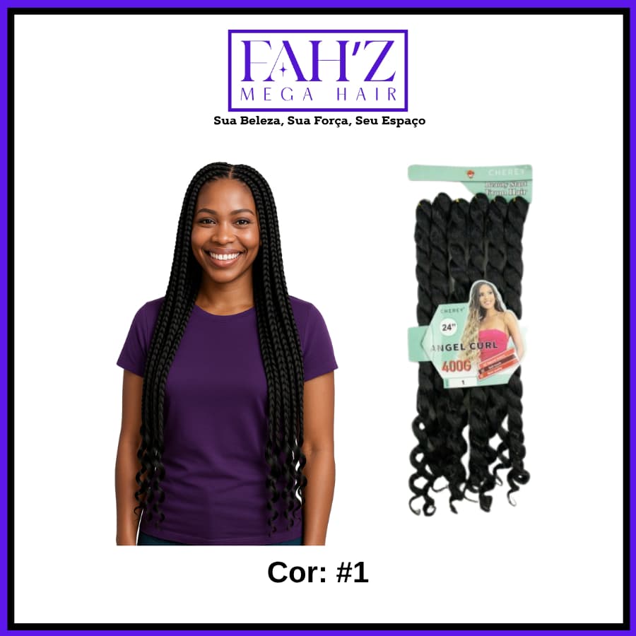 Cabelo Angel Curl 400g - Cherey