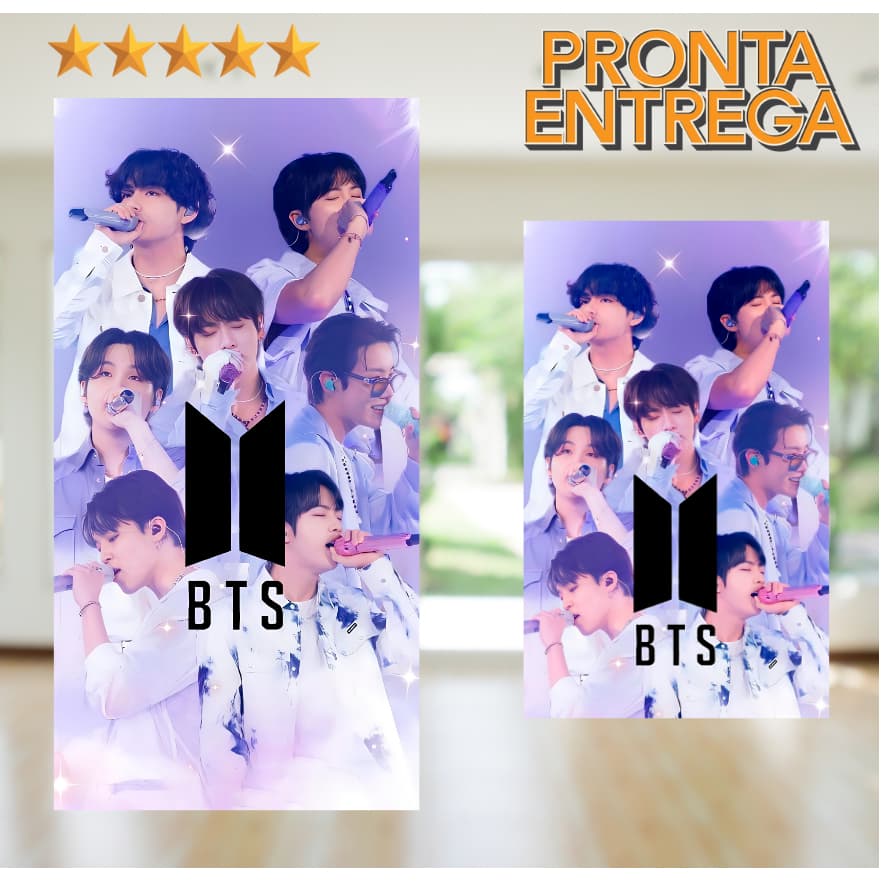 Toalha de Banho e Rosto/Mão Kpop BTS Army Praia Piscina Felpa Estampada