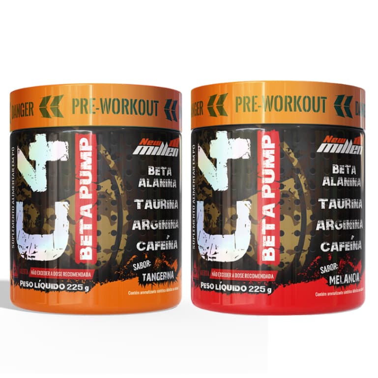 Kit 2x Pré Treino C4 Bet Pump 225g - New Millen