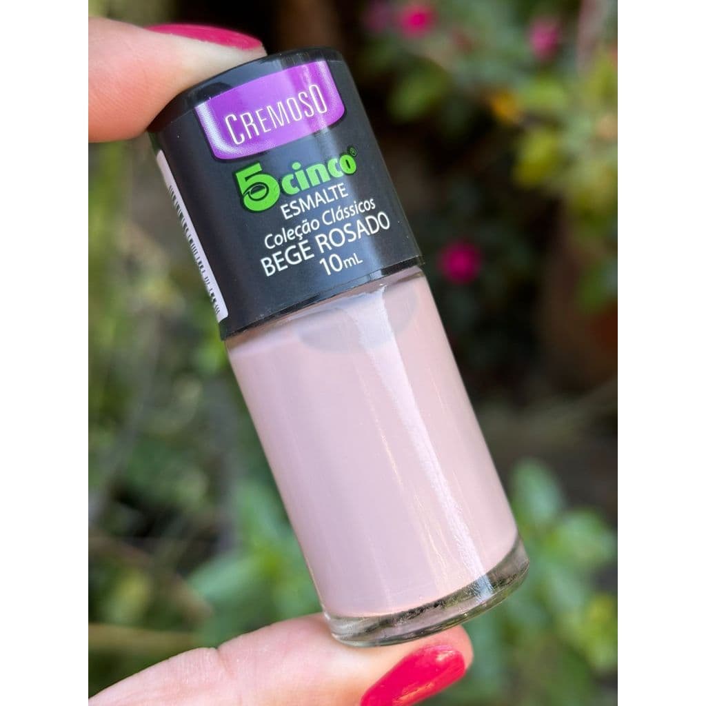 Esmalte cremoso 5cinco BEGE ROSADO 10ml