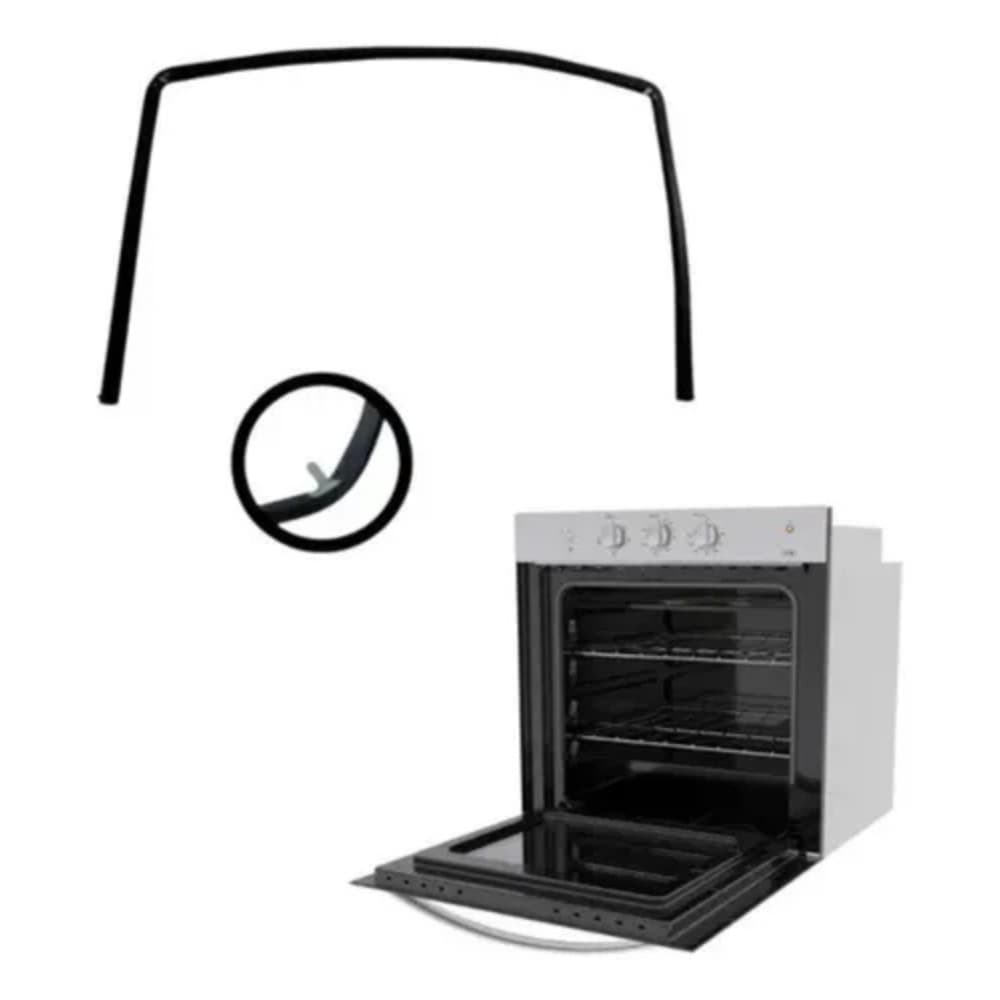 Gaxeta para Forno Forno Elétrico Brastemp Bob61arbna00 44x29cm Borracha Térmica