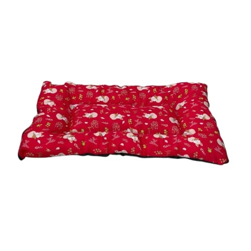 cama colchonete pet para cachorro ou gato tema raposa