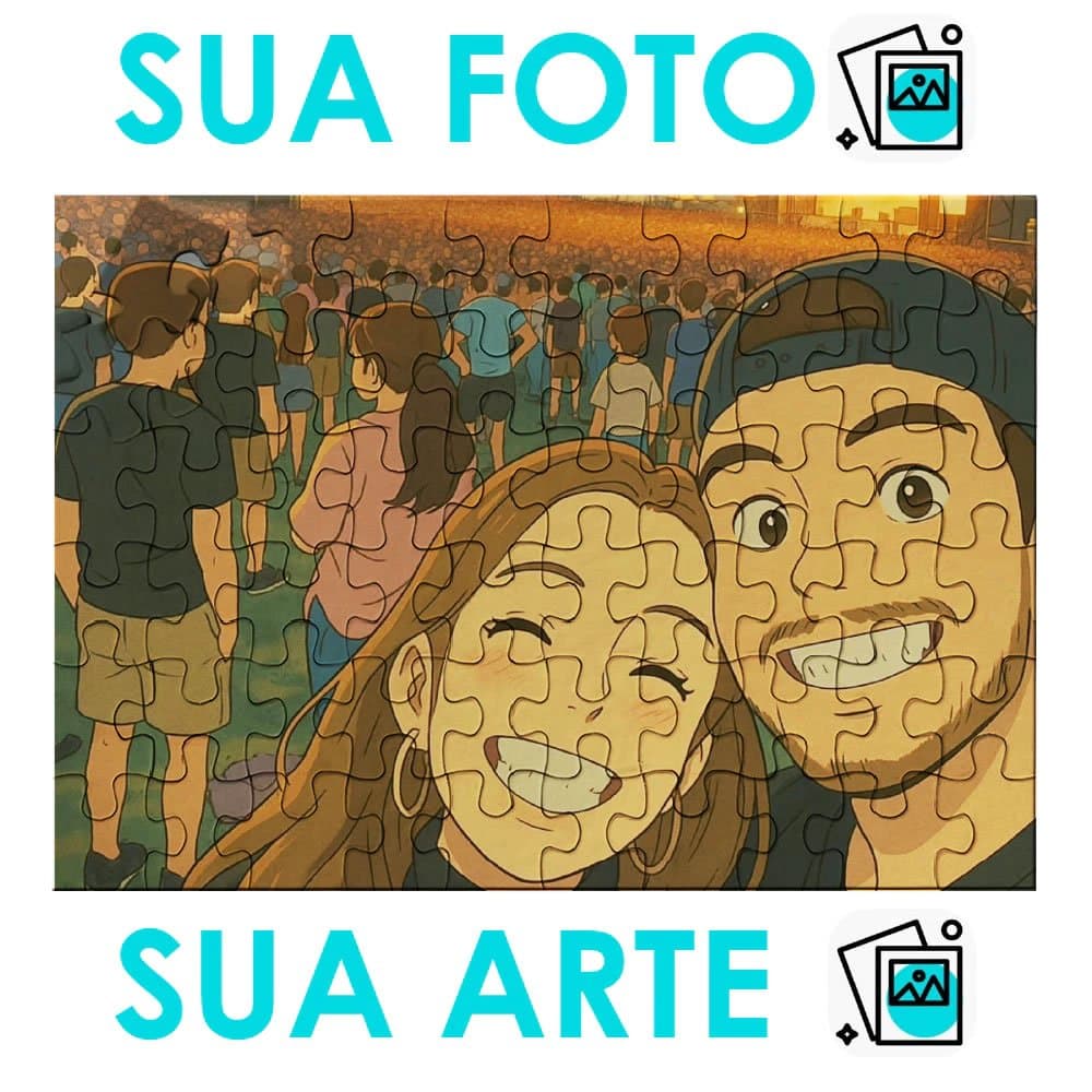 Quebra Cabeça Personalizado com Foto Imagem Presente Aniversário Natal Casamento Personalizado