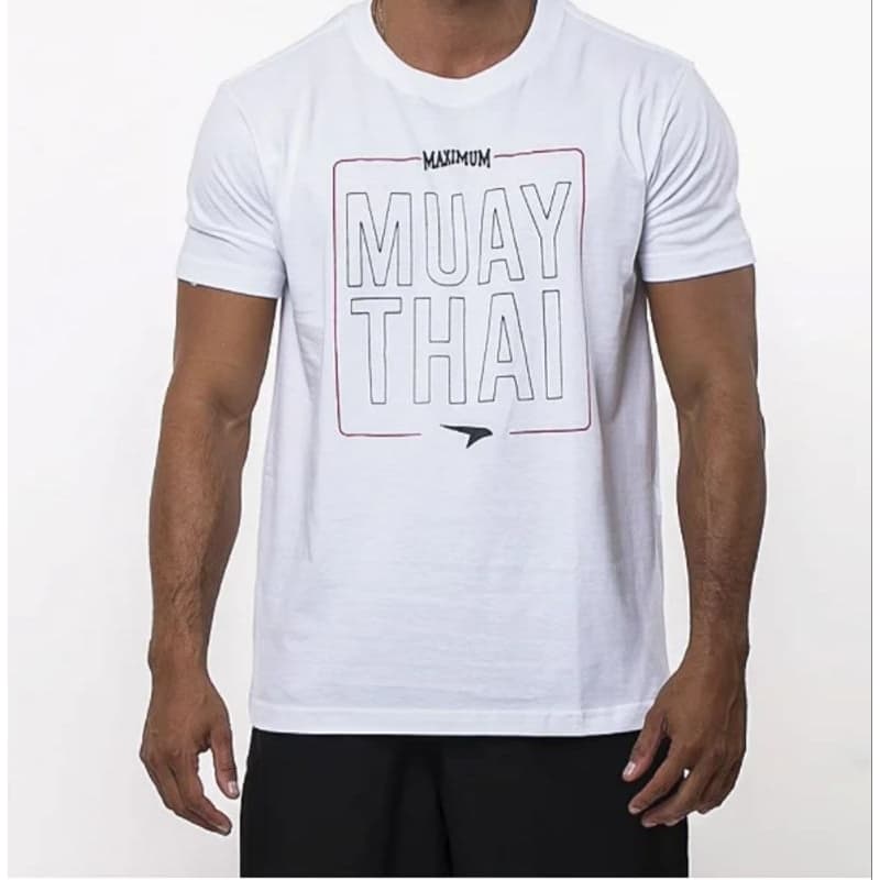 Camiseta Muay Thai Branca - Maximum