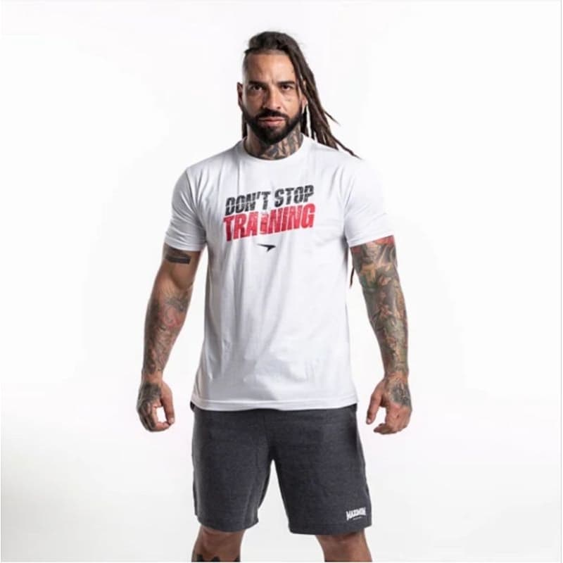 Camiseta Maximum Dont Stop Training Branca