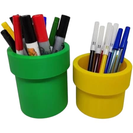 kit porta canetas- Canos do Mario