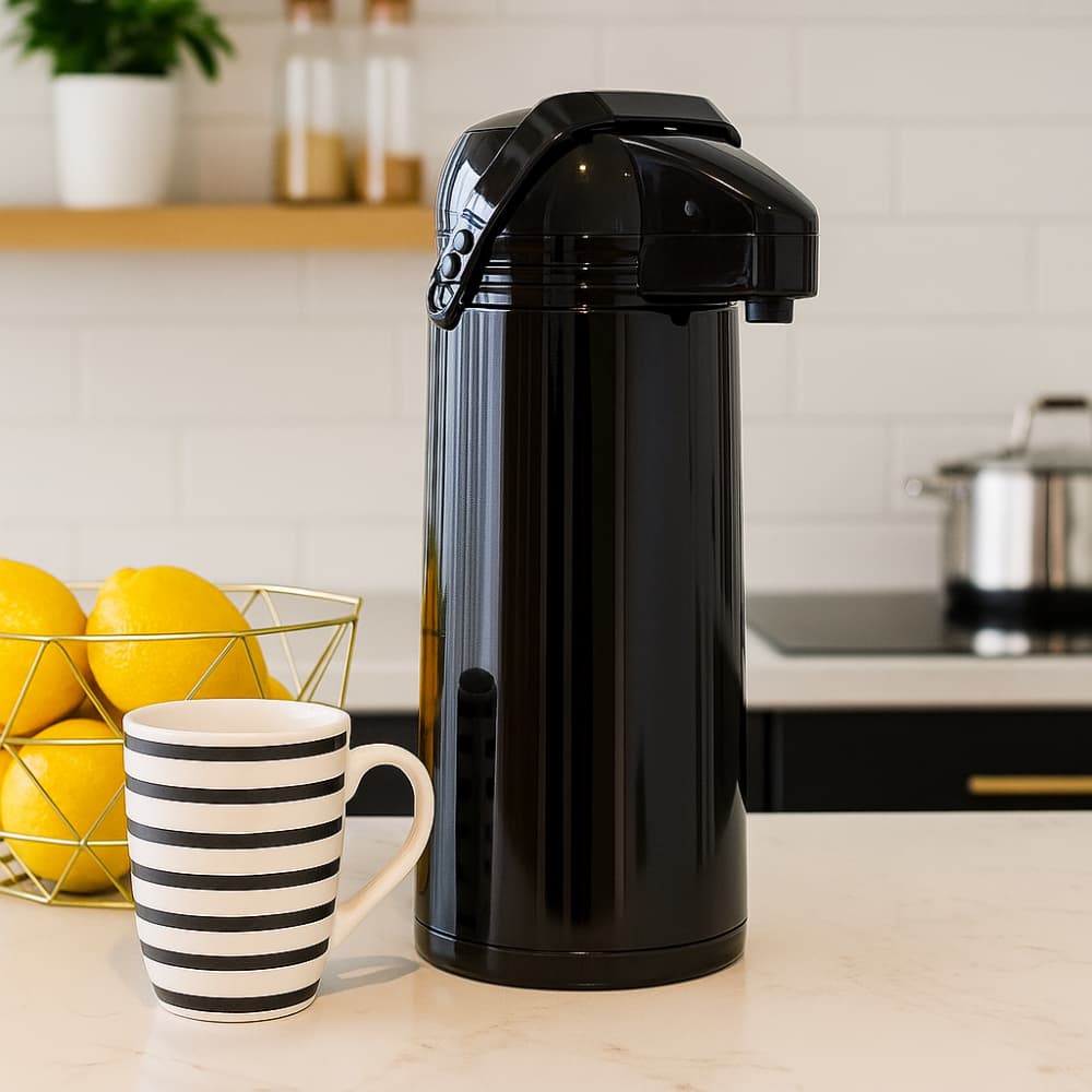 Garrafa Térmica Café 1,9L e Chá e Succção Resistente - Em casa tem Café Casa Restaurante Recepção