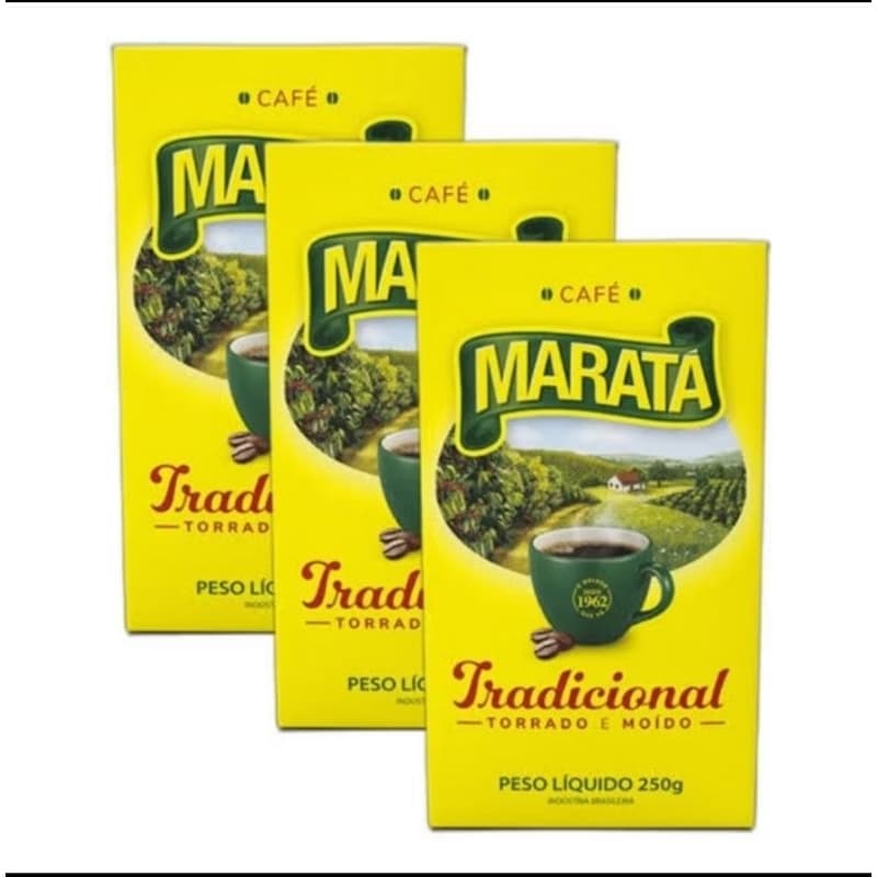 Kit 3 Pacotes de Café Maratá a Vácuo 250g