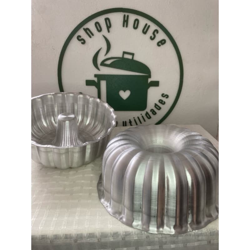Forma Gomada 22cm Alumínio Antiaderente Forma para Bolo Decorado e Sobremesas” no c