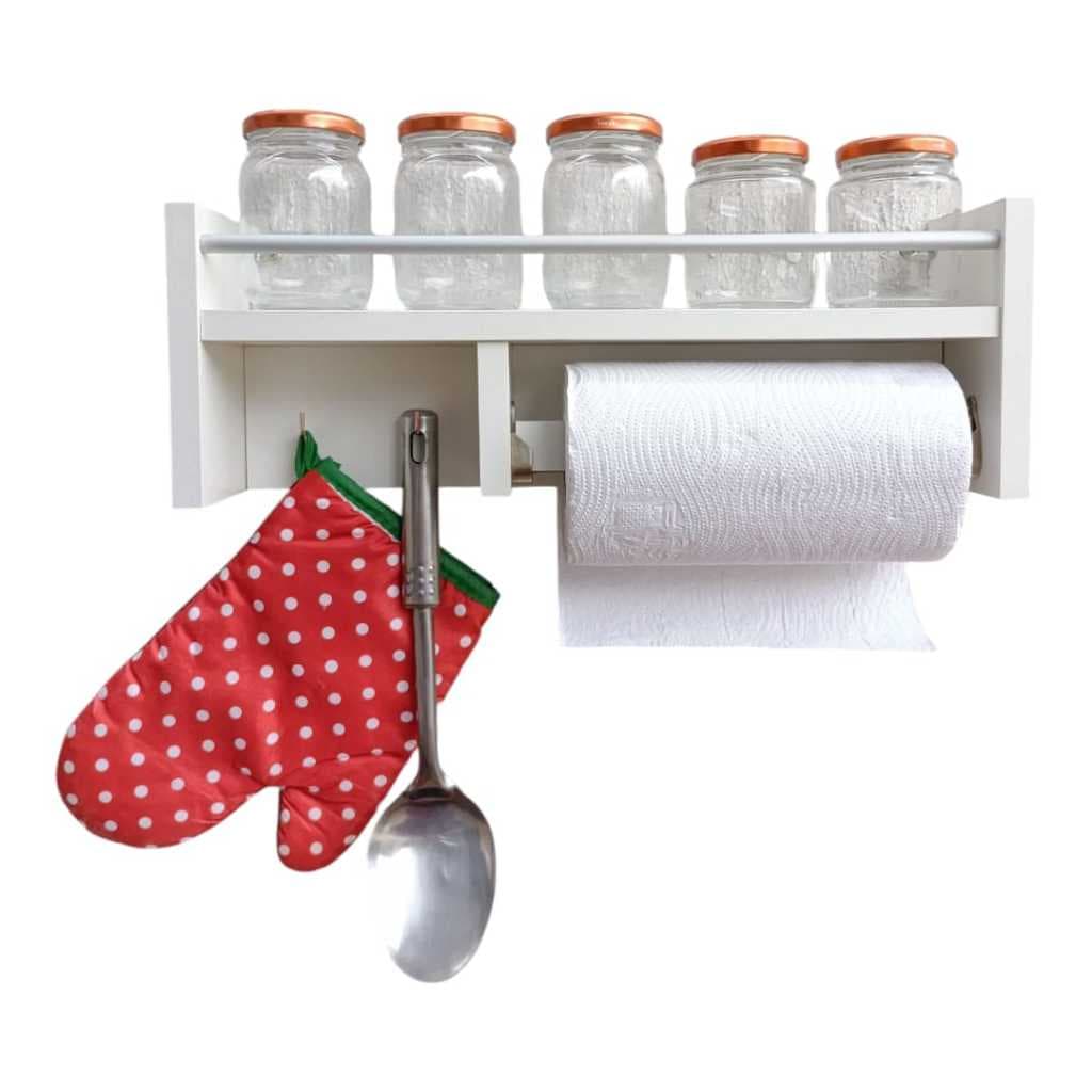 Porta Tempero de Parede - Organizador de Cozinha 100% MDF
