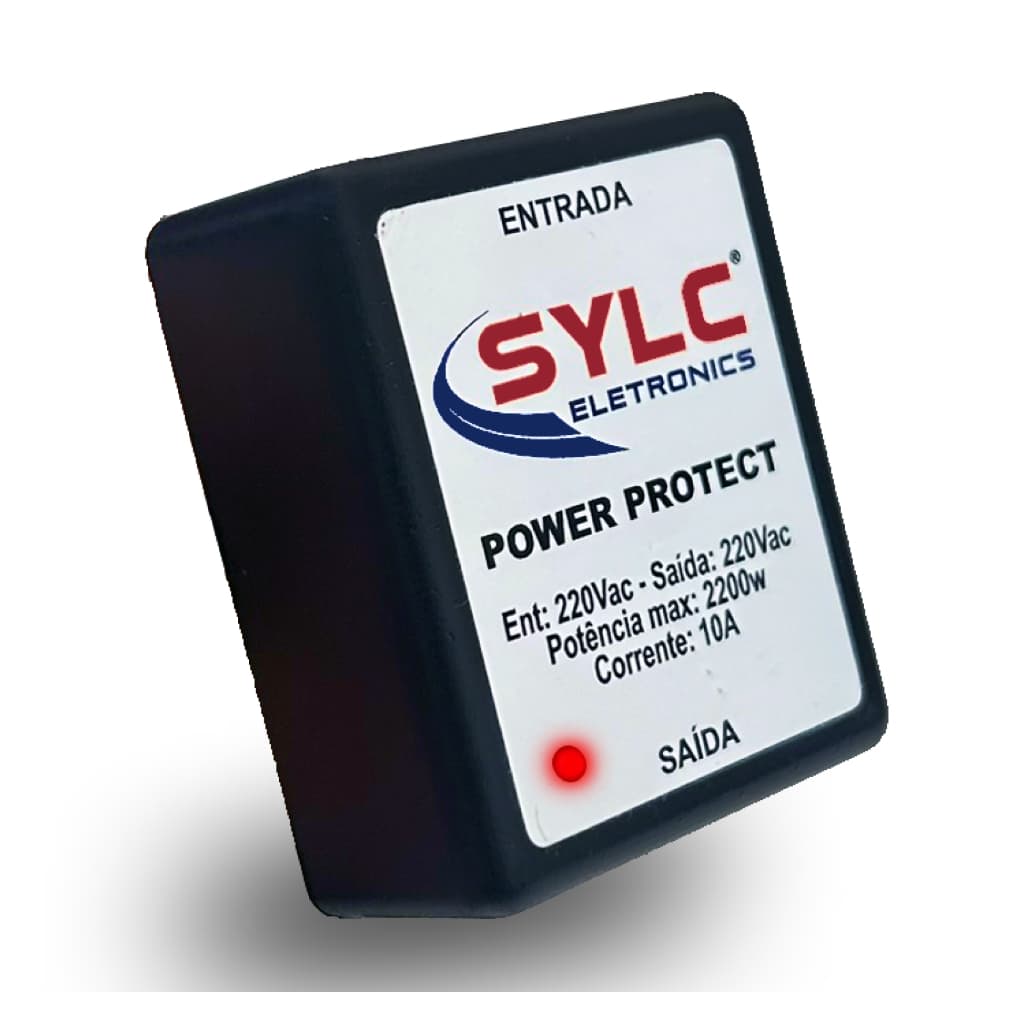 Protetor De Surtos Pico De Tensão De Energia Raios Motor Portão 220v
