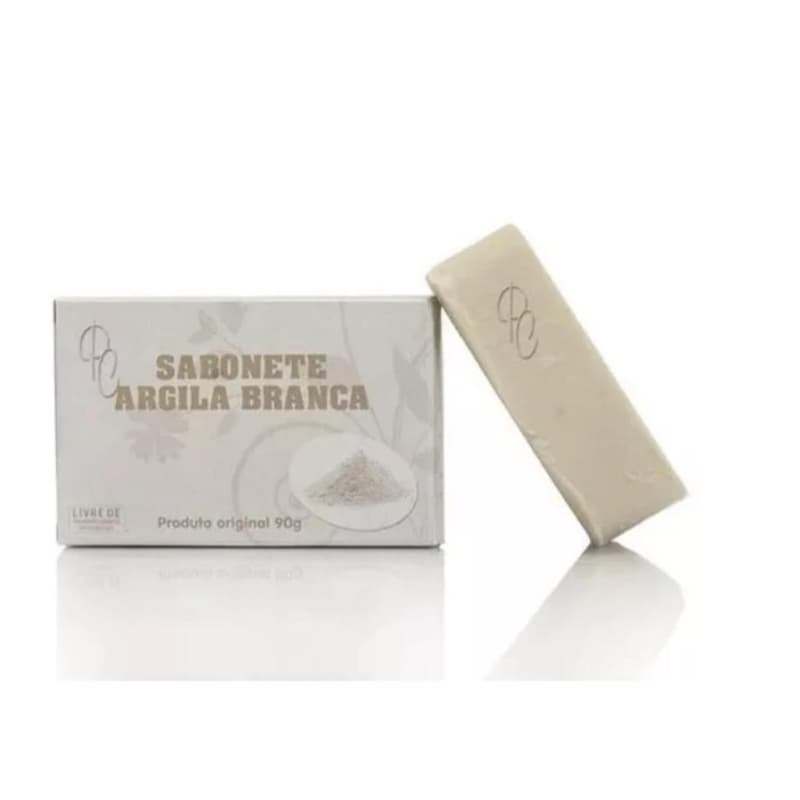 kit  Sabonetes 6 Argila Branca + 6 Argila Verde