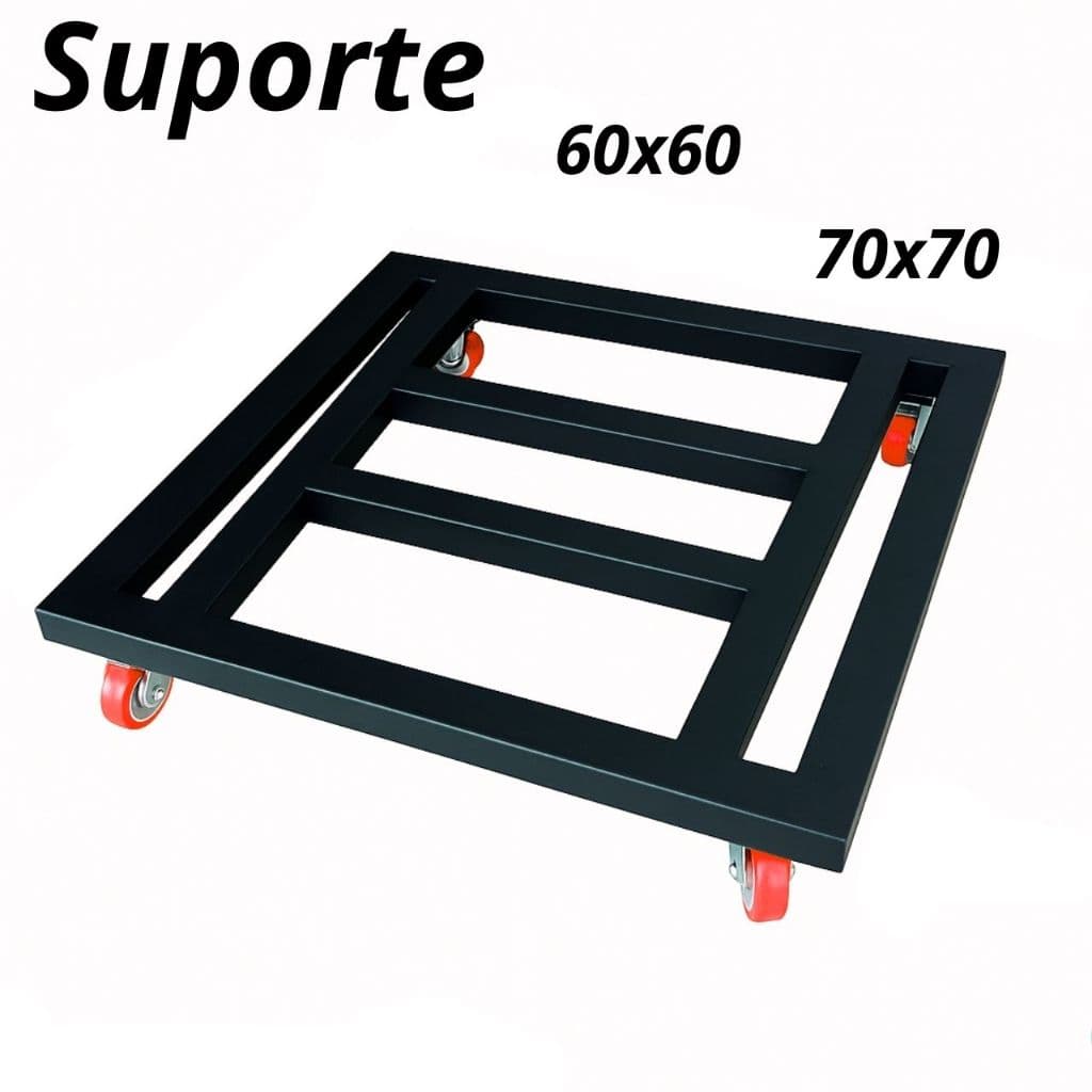 Suporte para botijão de gas , vasos de planta , Máquinas de lavar 60x60 com Rodinhas De Trava