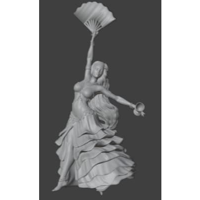 Miniatura de Cigana (modelo 4)  SEM PINTURA