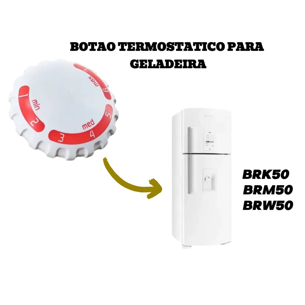 Botão de Temperatura para Geladeira Brastemp/Consul ORIGINAL