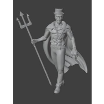 Miniatura de Exu ( modelo 2 ) SEM PINTURA